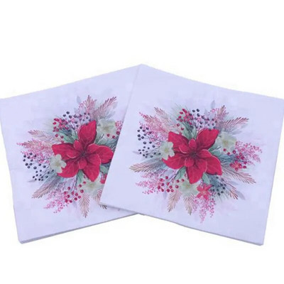 Șervețel de hârtie roz de unică folosință, 100% lemn natural, accesorii pentru petreceri, șervețele, 33x33cm, cel mai nou, set 10 buc, 20 buc
