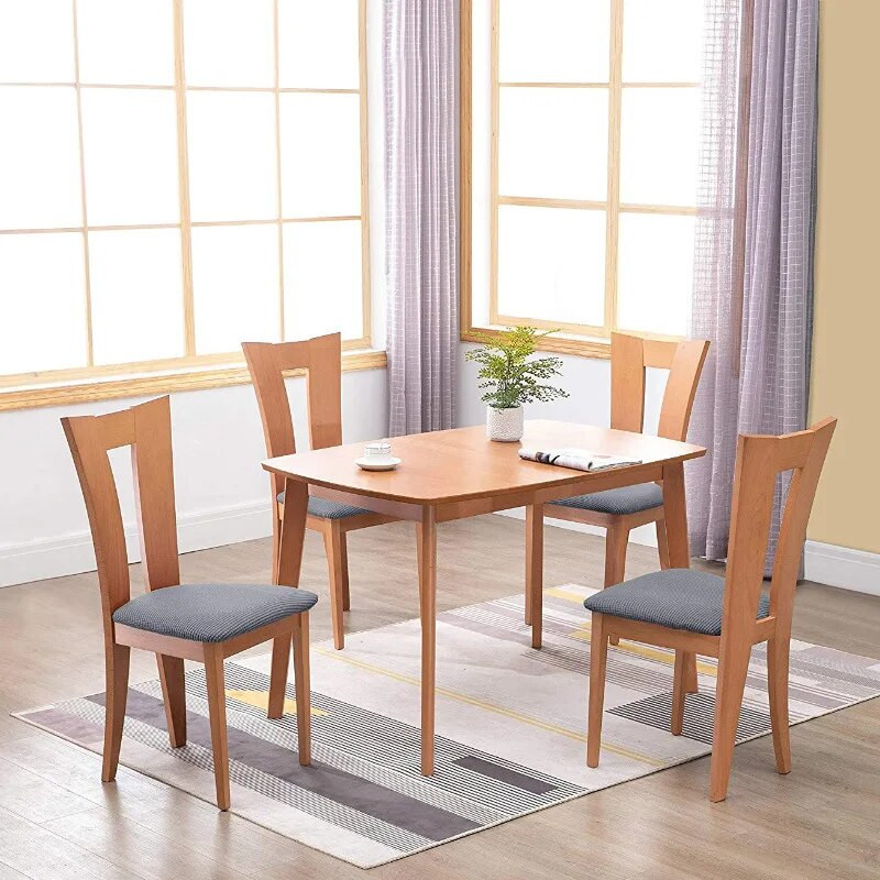 Huse pentru scaune de sufragerie impermeabile Huse pentru scaune Spandex Jacquard Huse de perne elastice, detașabile, lavabile, pentru huse scaune