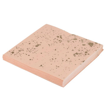 LBER Gold Blocking Pink Marble Texture Σετ επιτραπέζιων σκευών μιας χρήσης Χαρτοπετσέτες για πάρτι Γάμος Καρναβάλι Επιτραπέζια σκεύη Supplies dispos