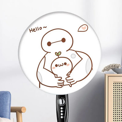 „GoodTop“ elektrinis ventiliatoriaus dangtelis Apsauga nuo taršos Mada Namų laikymo reikmenys Apvalūs dulkėms atsparūs dangteliai Apsauginis dangtelis Ventiliatoriaus priedai