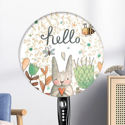 „GoodTop“ elektrinis ventiliatoriaus dangtelis Apsauga nuo taršos Mada Namų laikymo reikmenys Apvalūs dulkėms atsparūs dangteliai Apsauginis dangtelis Ventiliatoriaus priedai