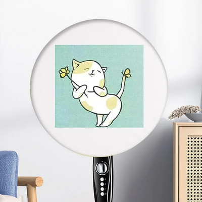 „GoodTop“ elektrinis ventiliatoriaus dangtelis Apsauga nuo taršos Mada Namų laikymo reikmenys Apvalūs dulkėms atsparūs dangteliai Apsauginis dangtelis Ventiliatoriaus priedai