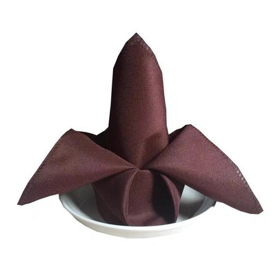 Șervețel din satin 45cm*45cm Decor de masă de servire Prosop de cină pentru petrecere de nuntă Home Hotel Decor de Crăciun Servețele de masă verde