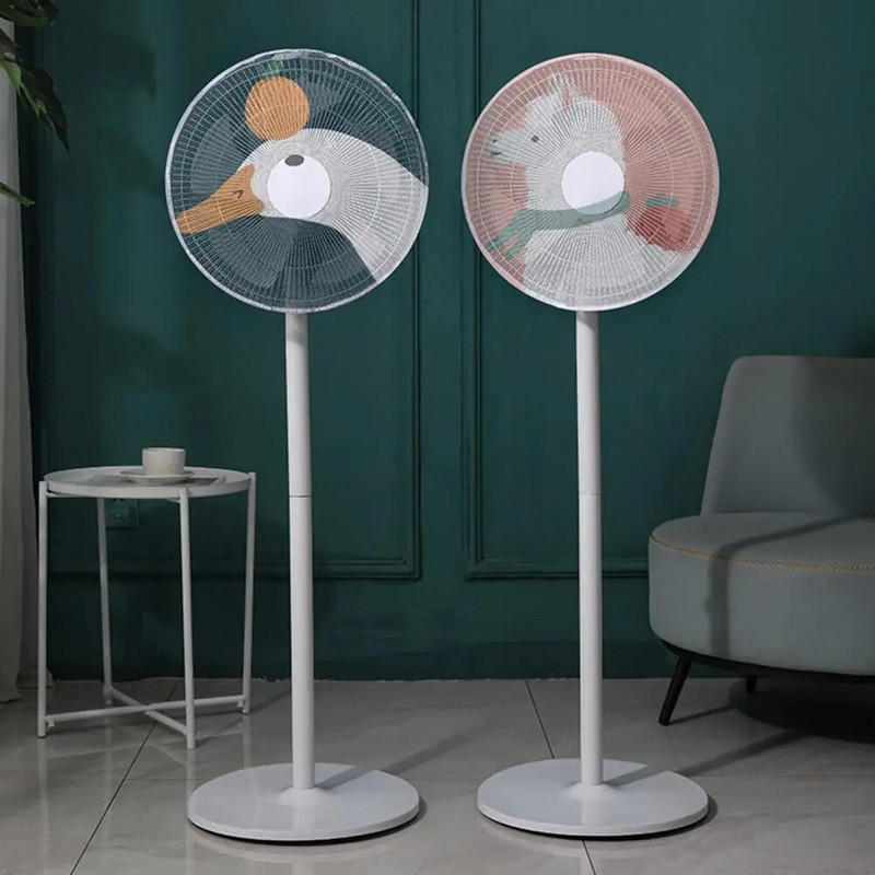 Ventiliatoriaus dangtelis korio tinklelis elektrinis ventiliatoriaus saugos dangtelis vaikams kūdikių pirštų apsauga nuo dulkių