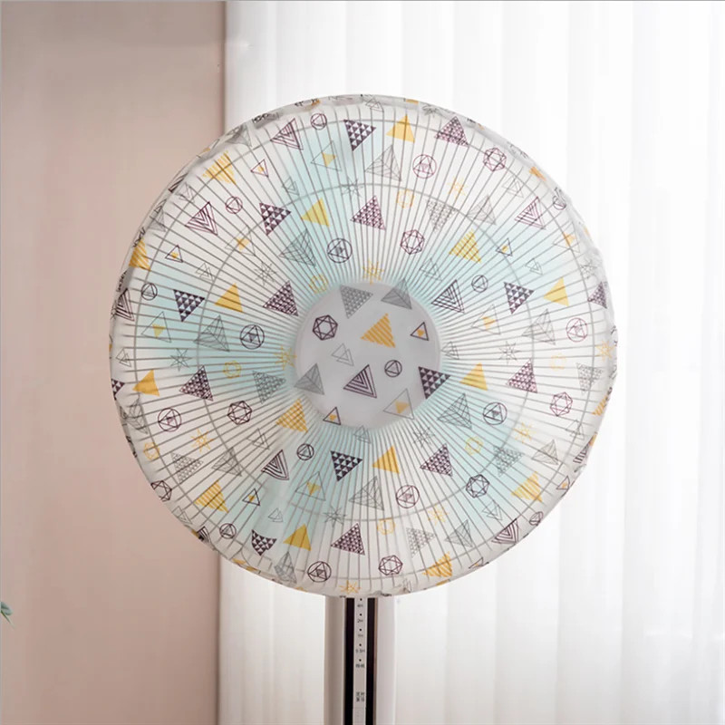 Κάλυμμα προστασίας ανεμιστήρα σε στυλ κινουμένων σχεδίων Στρογγυλό κάλυμμα προστασίας από τη σκόνη Θερινό ηλεκτρικό ανεμιστήρα DustCase Αδιάβροχη θήκη προστατευτικών ανεμιστήρα που πλένεται 50/45CM