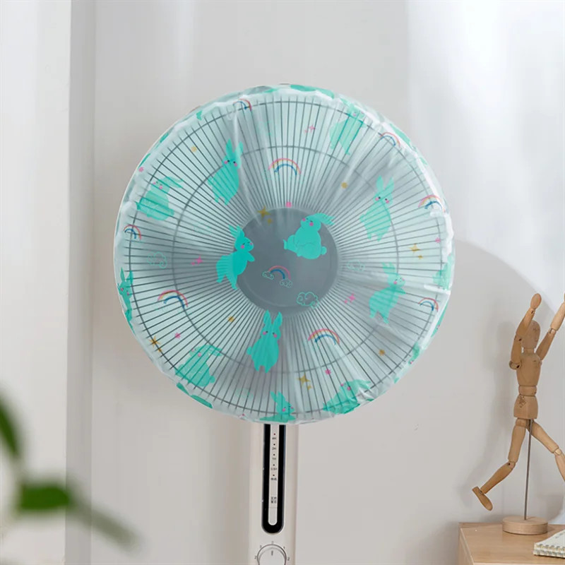 Κάλυμμα προστασίας ανεμιστήρα σε στυλ κινουμένων σχεδίων Στρογγυλό κάλυμμα προστασίας από τη σκόνη Θερινό ηλεκτρικό ανεμιστήρα DustCase Αδιάβροχη θήκη προστατευτικών ανεμιστήρα που πλένεται 50/45CM