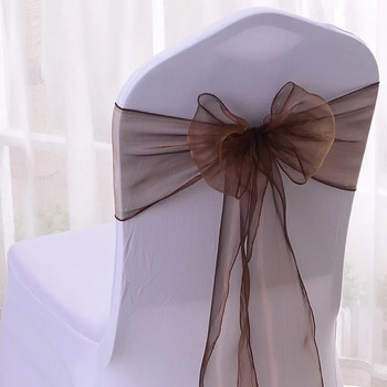 Κάλυμμα καρέκλας 1 τεμ. Τυρόπανο κάλυμμα καρέκλας ρουστίκ παπιγιόν για πάρτι γάμου Διακοσμήσεις καρέκλας ξενοδοχείου