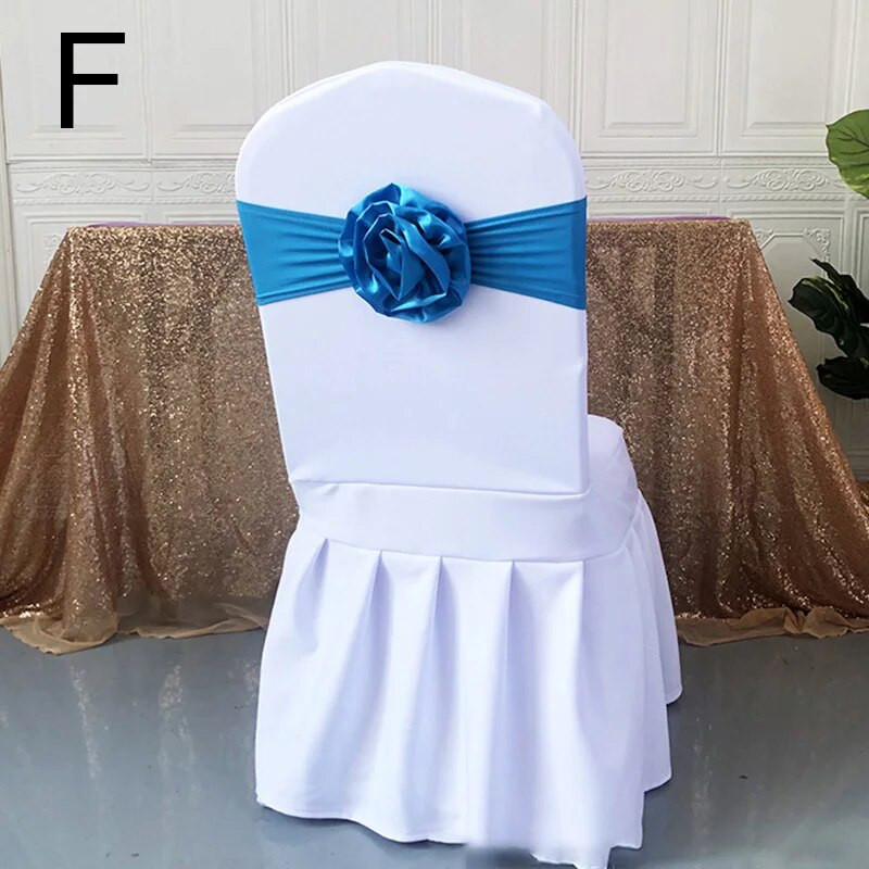 Poliesterska stolica s mašnom, 1kom, jednobojna, rastezljiva, elastična stolica, cvjetni pojas, banketni hotel, vjenčanje, rođendanska dekoracija
