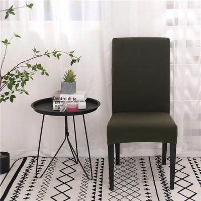 Huse pentru scaune din spandex de culoare solidă Huse pentru scaune elastice pentru sufragerie Huse de protecție pentru scaune pentru restaurant, banchet de nuntă