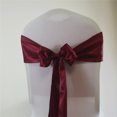 15x275 cm satino kėdės varčia Vestuvių dekoravimo kėdės mazgas kaklaraištis gimtadienio Kalėdų Helovino dušo vakarėlio reikmenys
