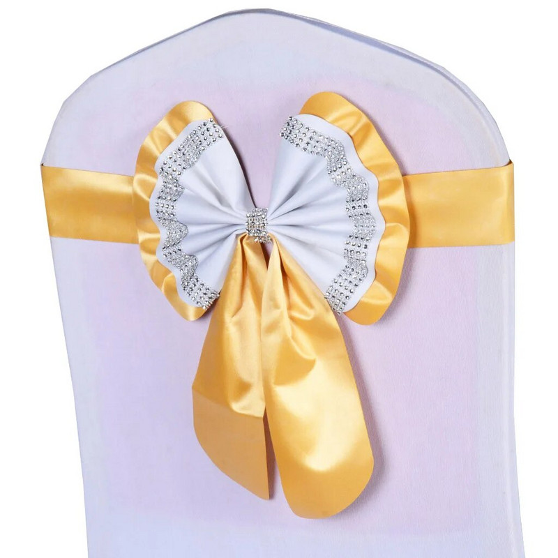 Spandex PU kėdės varčia Vestuvių kėdės apdaila Uodega Paruošta peteliškė kėdė Peteliškė Didmeninė prekyba Prabangus banketas Viešbučių vakarėlis