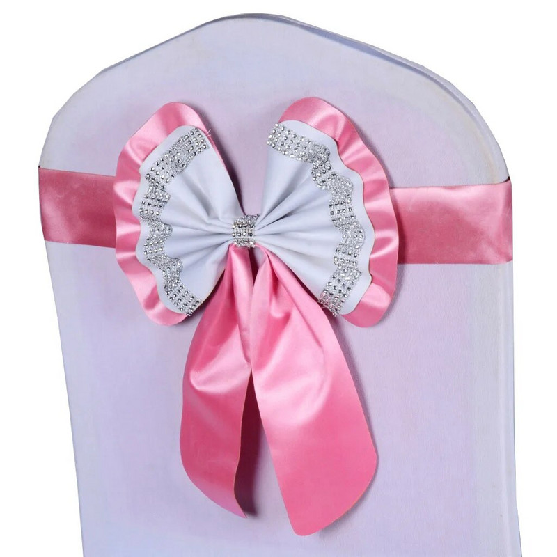 Spandex PU kėdės varčia Vestuvių kėdės apdaila Uodega Paruošta peteliškė kėdė Peteliškė Didmeninė prekyba Prabangus banketas Viešbučių vakarėlis