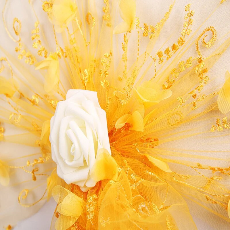 Uus stiil organza tooli vöörihma katteks banketi pulmapidu jõulukaunistus läbipaistva organza kanga varustus 1 tk