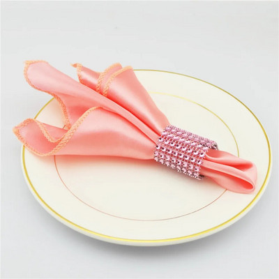 10 τμχ Σατέν τετράγωνο 30 εκ. Χαρτοπετσέτες Γάμου Χριστουγεννιάτικο πάρτι γενεθλίων DIY Διακόσμηση Μαντήλι Τραπέζι Βραδινό Πετσέτα Τσάι Προμήθειες σπιτιού