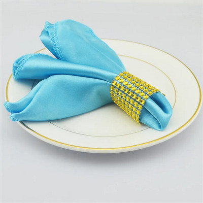 10 τμχ Σατέν τετράγωνο 30 εκ. Χαρτοπετσέτες Γάμου Χριστουγεννιάτικο πάρτι γενεθλίων DIY Διακόσμηση Μαντήλι Τραπέζι Βραδινό Πετσέτα Τσάι Προμήθειες σπιτιού