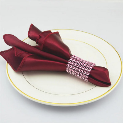 10 τμχ Σατέν τετράγωνο 30 εκ. Χαρτοπετσέτες Γάμου Χριστουγεννιάτικο πάρτι γενεθλίων DIY Διακόσμηση Μαντήλι Τραπέζι Βραδινό Πετσέτα Τσάι Προμήθειες σπιτιού