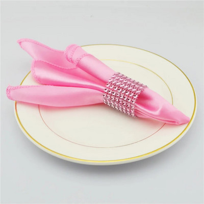 10 τμχ Σατέν τετράγωνο 30 εκ. Χαρτοπετσέτες Γάμου Χριστουγεννιάτικο πάρτι γενεθλίων DIY Διακόσμηση Μαντήλι Τραπέζι Βραδινό Πετσέτα Τσάι Προμήθειες σπιτιού