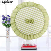 Huse pentru ventilatoare electrice în carouri Masă simplă și modernă Husă rezistentă la praf Protecția podelei de uz casnic Rotund Anti-ciupire Închidere completă