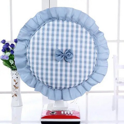 Huse pentru ventilatoare electrice în carouri Masă simplă și modernă Husă rezistentă la praf Protecția podelei de uz casnic Rotund Anti-ciupire Închidere completă