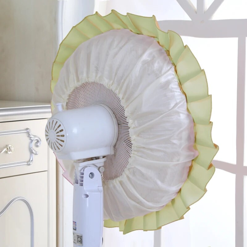 Huse pentru ventilatoare electrice în carouri Masă simplă și modernă Husă rezistentă la praf Protecția podelei de uz casnic Rotund Anti-ciupire Închidere completă