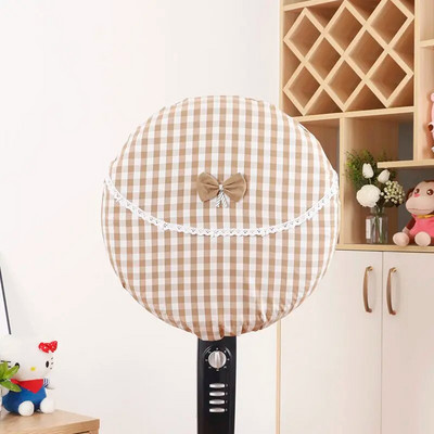 Ηλεκτρικά καλύμματα ανεμιστήρα Οικιακής προστασίας από τη σκόνη στρογγυλά φίλτρα προστατευτικό καρό Διακοσμητικό καπάκι δαπέδου αποθήκευσης Universal Anti-τσιμπήματος