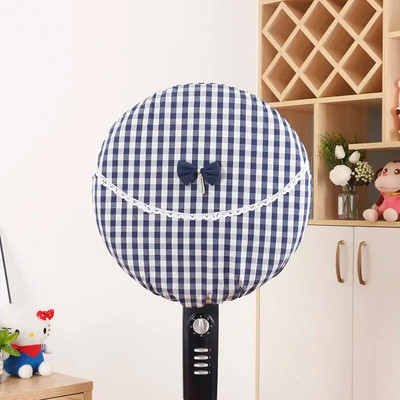 Ηλεκτρικά καλύμματα ανεμιστήρα Οικιακής προστασίας από τη σκόνη στρογγυλά φίλτρα προστατευτικό καρό Διακοσμητικό καπάκι δαπέδου αποθήκευσης Universal Anti-τσιμπήματος