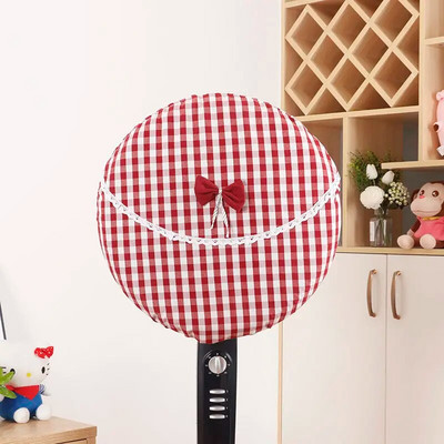 Ηλεκτρικά καλύμματα ανεμιστήρα Οικιακής προστασίας από τη σκόνη στρογγυλά φίλτρα προστατευτικό καρό Διακοσμητικό καπάκι δαπέδου αποθήκευσης Universal Anti-τσιμπήματος