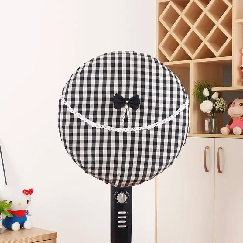 Ηλεκτρικά καλύμματα ανεμιστήρα Οικιακής προστασίας από τη σκόνη στρογγυλά φίλτρα προστατευτικό καρό Διακοσμητικό καπάκι δαπέδου αποθήκευσης Universal Anti-τσιμπήματος