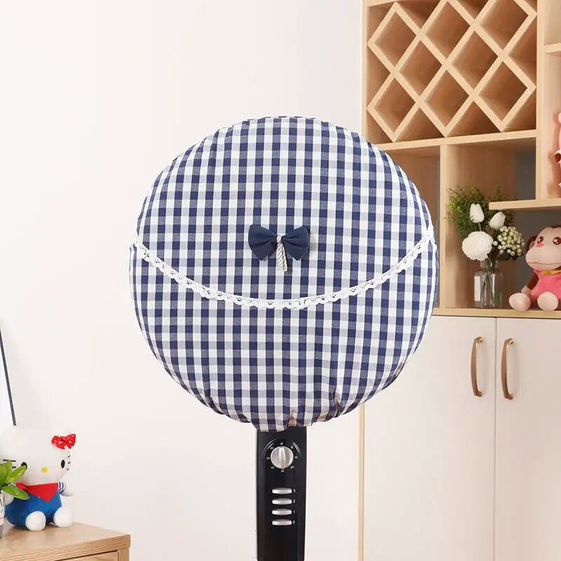 Ηλεκτρικά καλύμματα ανεμιστήρα Οικιακής προστασίας από τη σκόνη στρογγυλά φίλτρα προστατευτικό καρό Διακοσμητικό καπάκι δαπέδου αποθήκευσης Universal Anti-τσιμπήματος