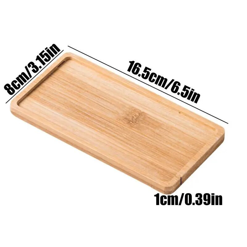 Medinis kosmetinis padėklas bambuko vonios kambario stalviršis kvepalų muilo padėklas natūralaus bambuko vonios kambario virtuvės namų dekoravimo stalviršio organizatorius