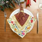 Rosh Hashanah Servetele din stofa de bucatarie Decorarea mesei pentru petreceri evreiesti Servetele de masa reutilizabile pentru cine de familie Nunti Decor de servetele