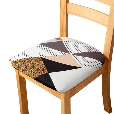 Huse de perne pentru scaune cu imprimare elastică pentru husă de scaune pentru sufragerie pentru nuntă, pentru banchet, pentru scaun, pentru scaun, pentru decorarea casei 1 buc.