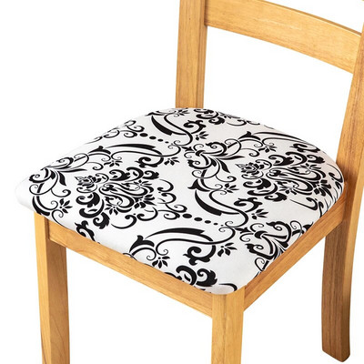 Huse de perne pentru scaune cu imprimare elastică pentru husă de scaune pentru sufragerie pentru nuntă, pentru banchet, pentru scaun, pentru scaun, pentru decorarea casei 1 buc.