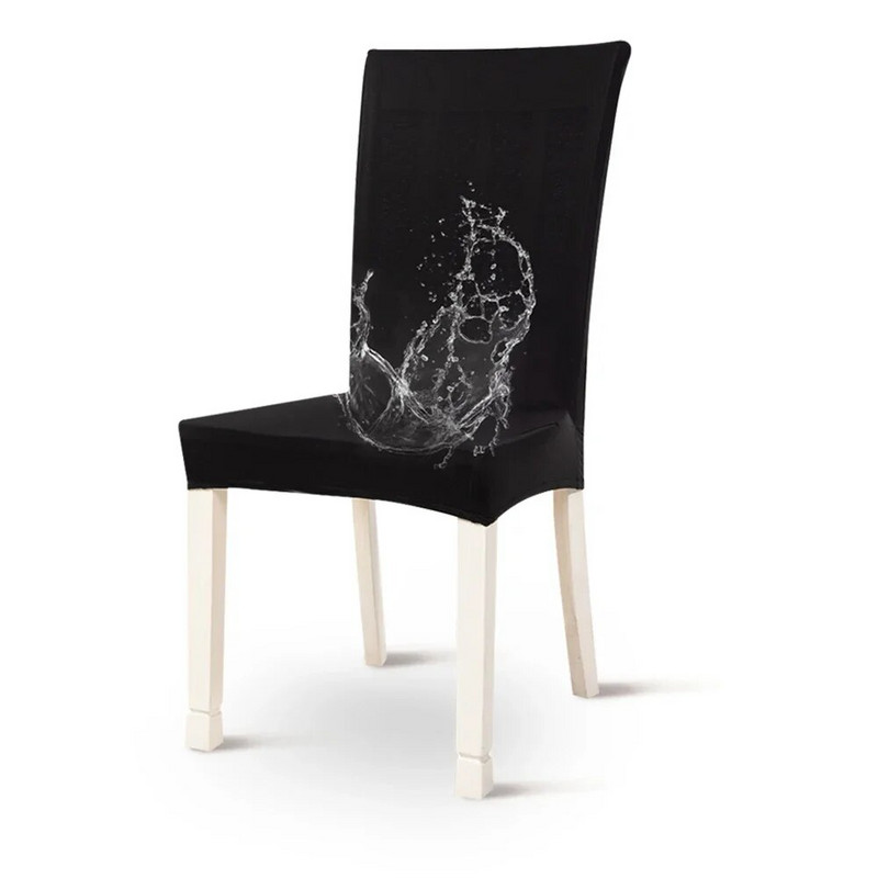 1 buc. Huse pentru scaune din spandex, impermeabile, elastice, detașabile, pentru scaune de bucătărie, pentru sufragerie, hotel, banchet, decor acasă