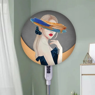 Europietiško tipo elektrinio ventiliatoriaus dulkių dangtis ant grindų montuojamas ventiliatoriaus dangtis, taikomas skersmuo 40-50 cm