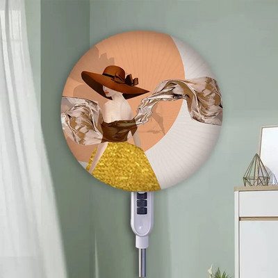 Europietiško tipo elektrinio ventiliatoriaus dulkių dangtis ant grindų montuojamas ventiliatoriaus dangtis, taikomas skersmuo 40-50 cm