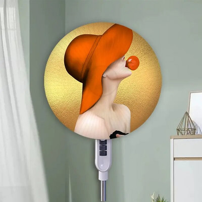 Europietiško tipo elektrinio ventiliatoriaus dulkių dangtis ant grindų montuojamas ventiliatoriaus dangtis, taikomas skersmuo 40-50 cm