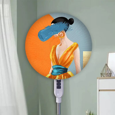 Europietiško tipo elektrinio ventiliatoriaus dulkių dangtis ant grindų montuojamas ventiliatoriaus dangtis, taikomas skersmuo 40-50 cm