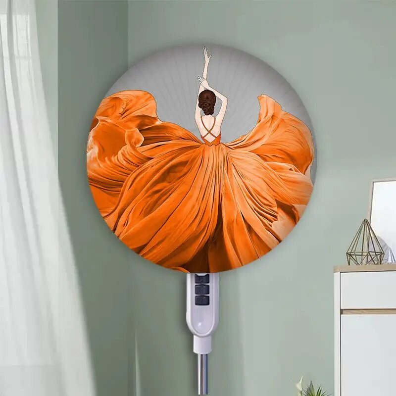 Europietiško tipo elektrinio ventiliatoriaus dulkių dangtis ant grindų montuojamas ventiliatoriaus dangtis, taikomas skersmuo 40-50 cm