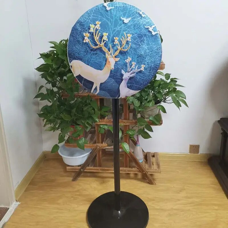 Europietiško tipo elektrinio ventiliatoriaus dulkių dangtis ant grindų montuojamas ventiliatoriaus dangtis, taikomas skersmuo 40-50 cm