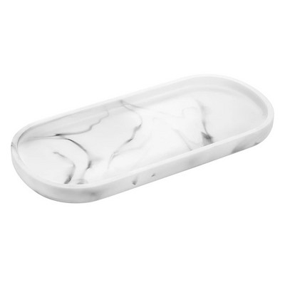 Tavă de toaletă pentru baie, rășină, tăvi de organizare pentru cosmetice, organizator de blat, suport pentru farfurie, bijuterii, inel, depozitare rezervor