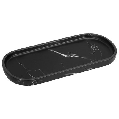 Tavă de toaletă pentru baie, rășină, tăvi de organizare pentru cosmetice, organizator de blat, suport pentru farfurie, bijuterii, inel, depozitare rezervor