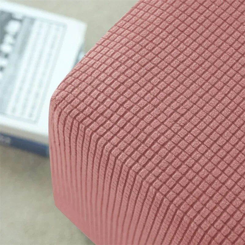 Četvrtaste otomanske navlake od polarnog flisa Elastični oslonac za noge Presvlake Rastezljive navlake za stolice Namještaj za dnevnu sobu Zaštita za kuću