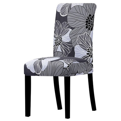 Tooli kate trükitud veniv määrdumisevastane elastne istmekate, mida kasutatakse pulmapeol Kodu köök Söögituba kontori elutuba