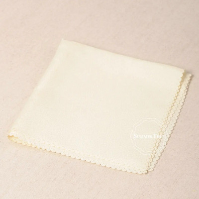 10 kom Lanene salvete Poliester Diner 12 x 12 inčni kvadratni tkaninski rupčić Hanky Potrepštine za svatove Kućni hotelski dekor za bankete