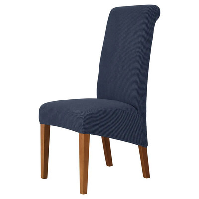 Huse pentru scaune cu spătar înalt, hidrofugă, Jacquard Stretch, dimensiunea XL, pentru scaune pentru sufragerie.