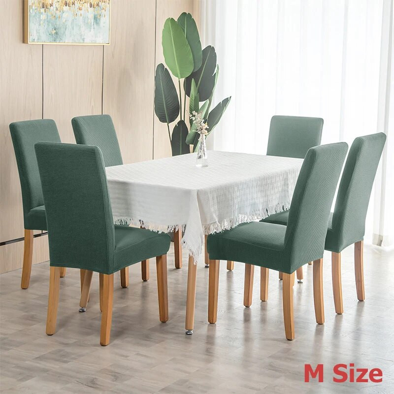 Vandenį atstumiantis aukštą atlošą kėdžių užvalkalas Jacquard Stretch XL dydžio kėdžių užvalkalai valgomajam Nenešvarumų ir lengvai prižiūrimų sėdynių apsaugos