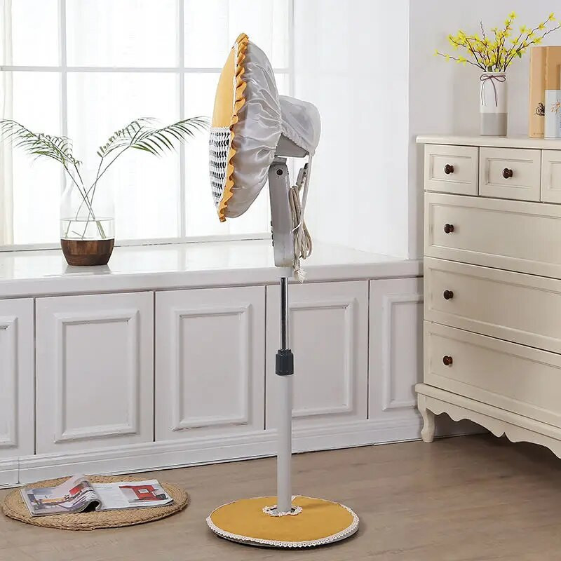 Grindų elektriniai ventiliatorių dangteliai Modernūs šiaurietiški Houndstooth dulkėms atsparūs vaikams pirštų apsauginiai dangteliai Buitinė viskas įskaičiuota, nesuspaudimas