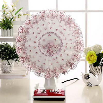 Elektrinis ventiliatoriaus dangtelis nuo dulkių Grindų tipas Buitinė audinys Art Elektrinis ventiliatoriaus dangtis Visas paketas Apvalus nėrinių lubų ventiliatoriaus apsauga