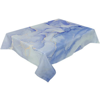 Turkio marmuro grotelių tekstūros vestuvių vakarėlio staltiesė vandeniui atspari alyvai atspari valgomojo stalo danga Virtuvės namų dekoro staltiesė